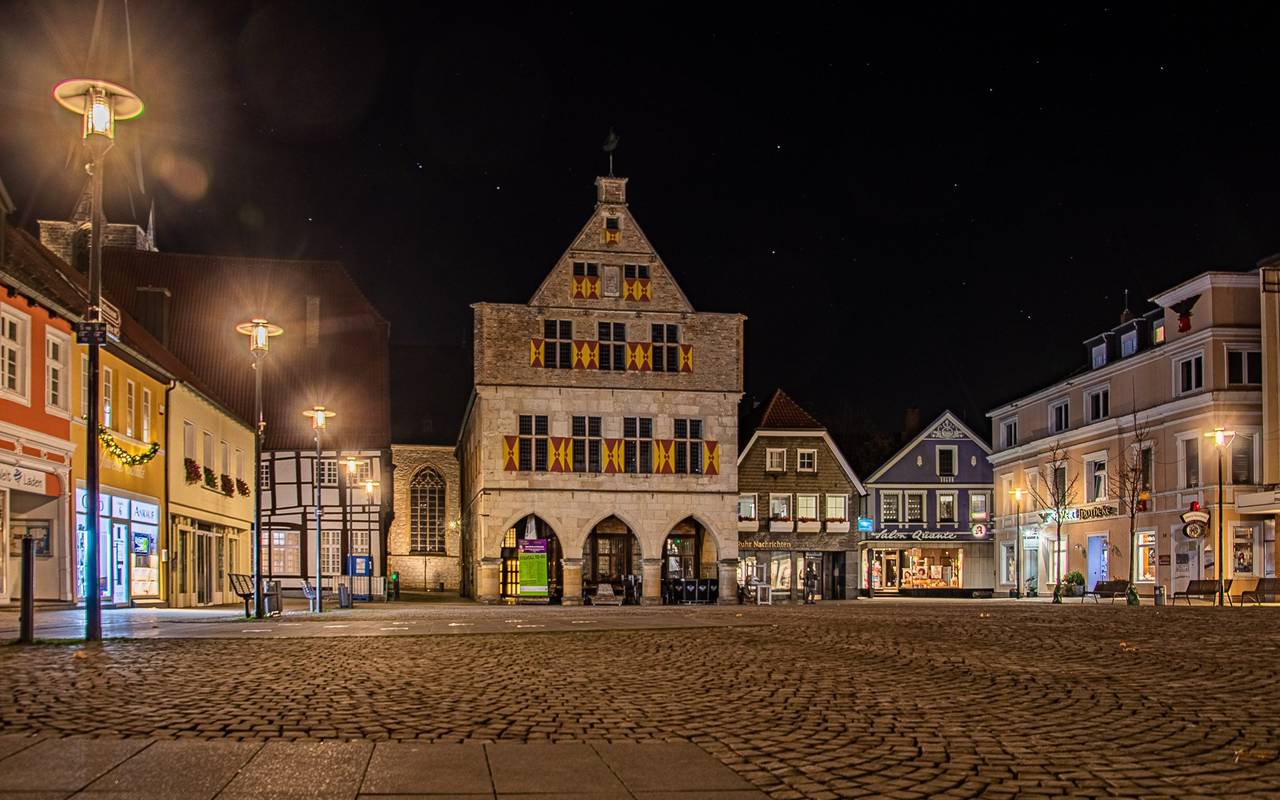 Das Rathaus in Werne. 