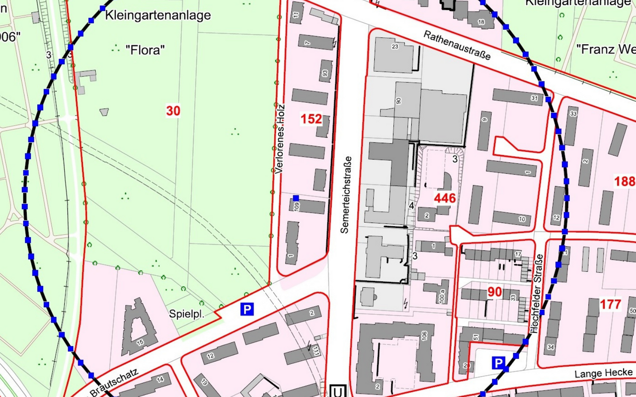 Entschärfung an der Semerteichstraße