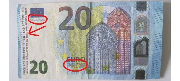 Polizei warnt vor Theatergeld