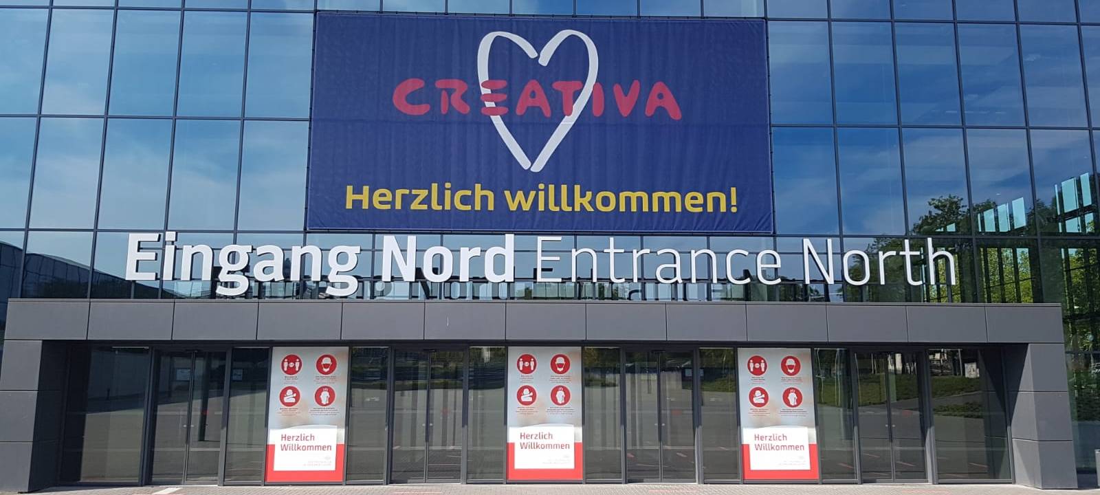 Die CREATIVA 2020 in den Weststadthallen Dortmund.