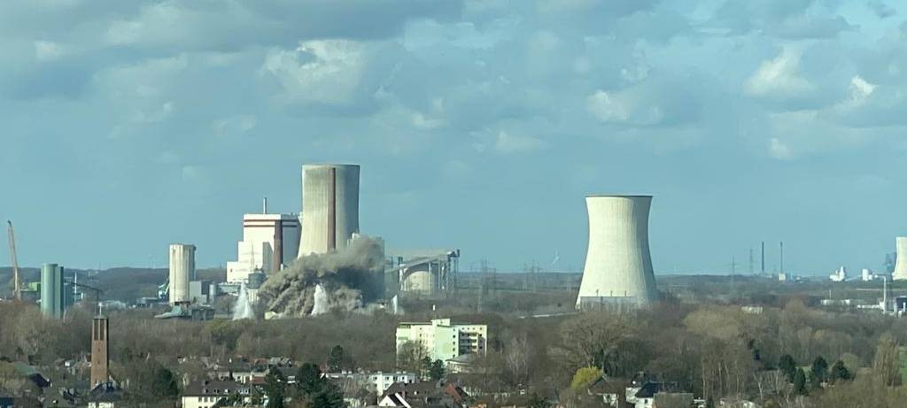 Kraftwerk in Lünen gesprengt