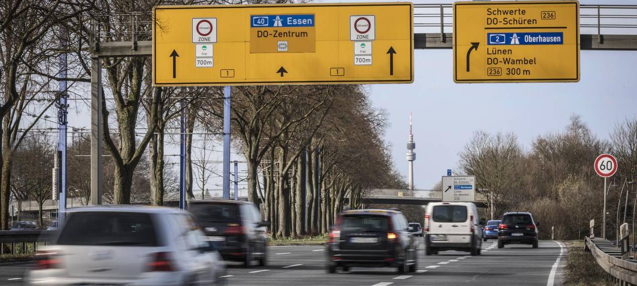 B1 in Dortmund in Richtung Unna gesperrt