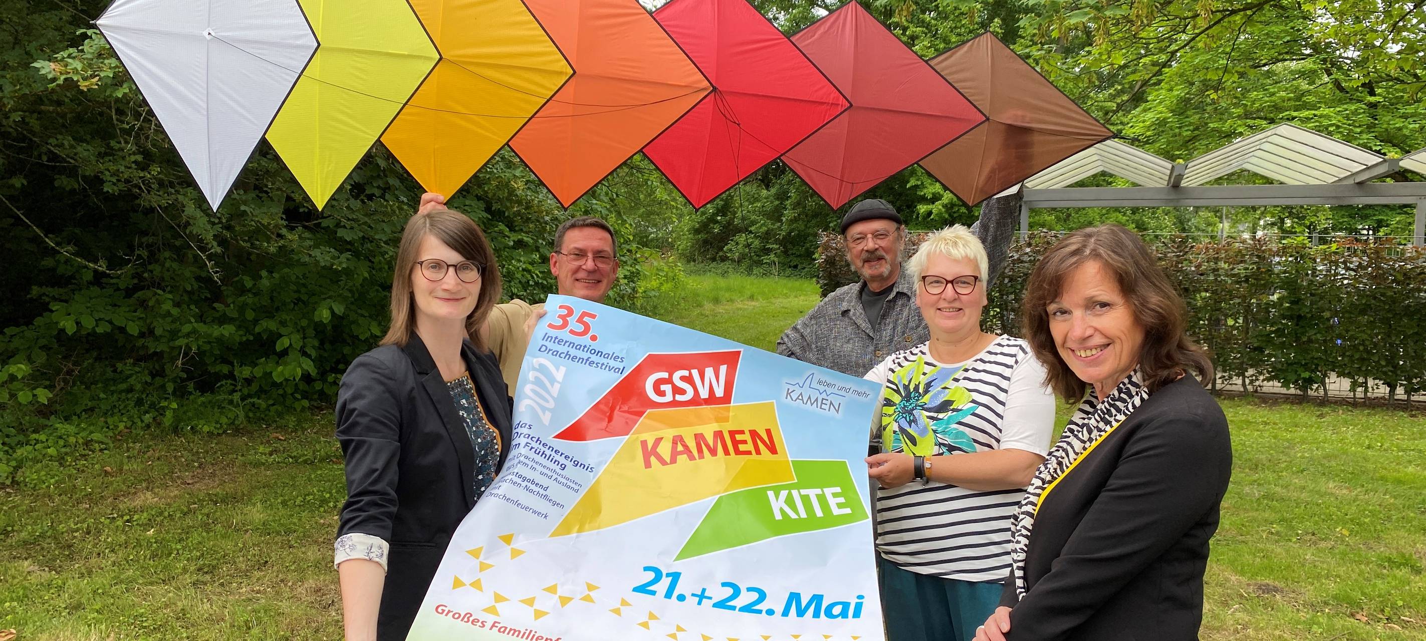 Drachenfestival Kamen Kite am Wochenende