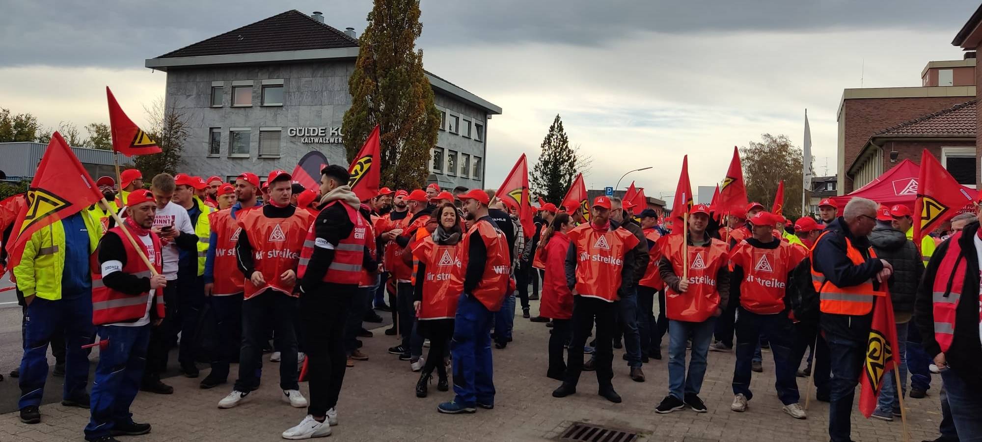 Kreis Unna: Warnstreiks in der Metallindustrie