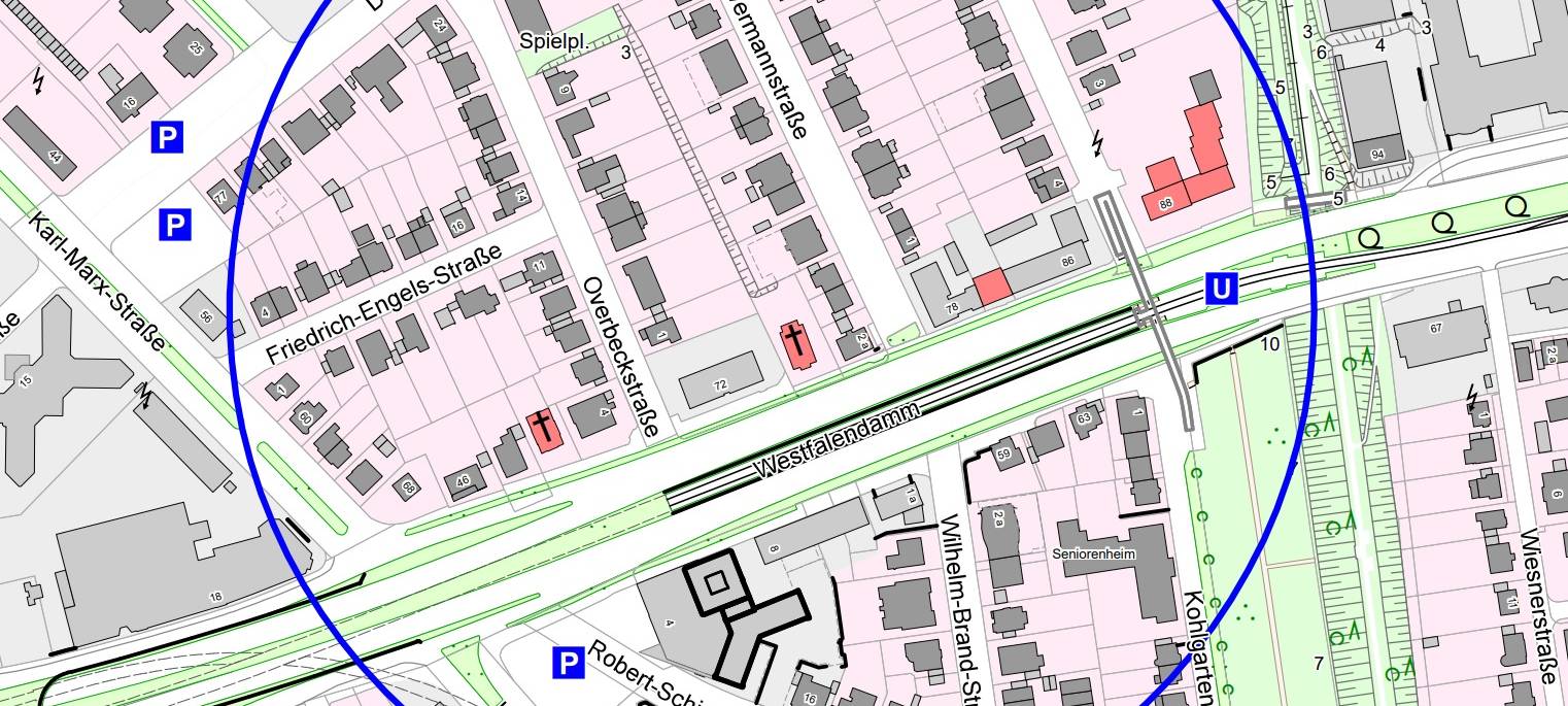Bombenentschärfung in Dortmund nahe der B1
