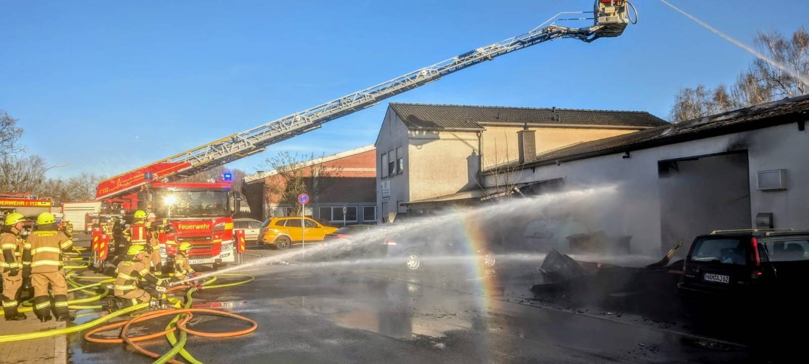 Feuerwehr beendet Einsatz in Kamen-Heeren