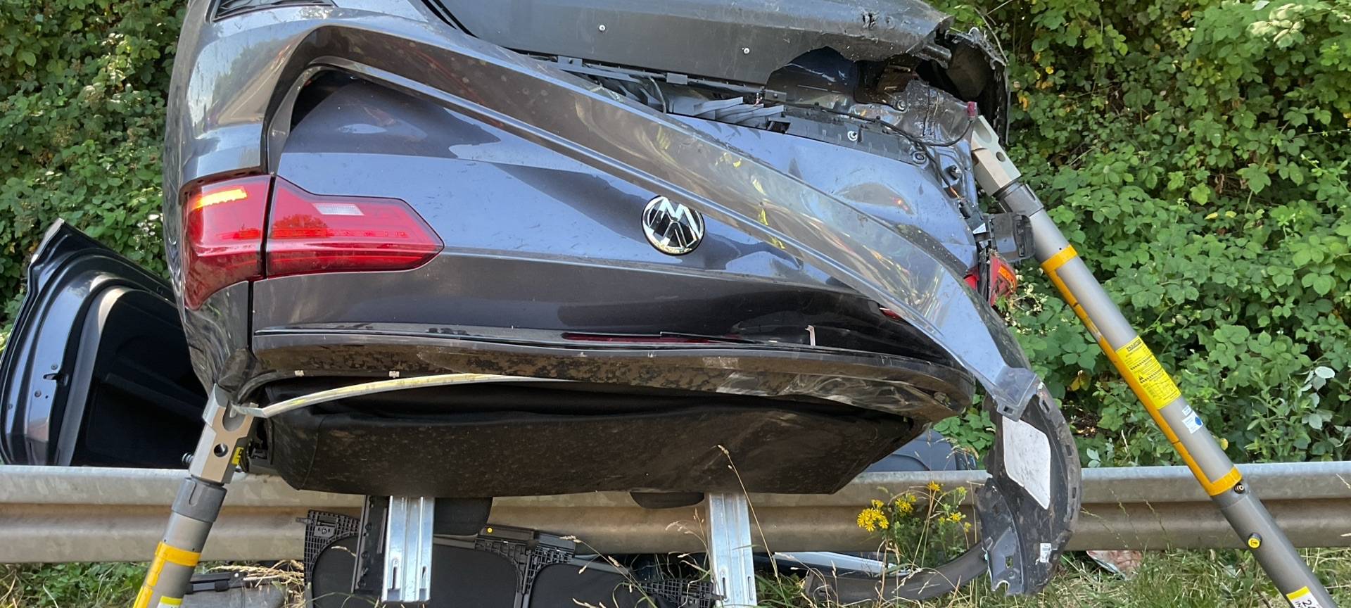 Schwerer Unfall auf B236 in Richtung Schwerte