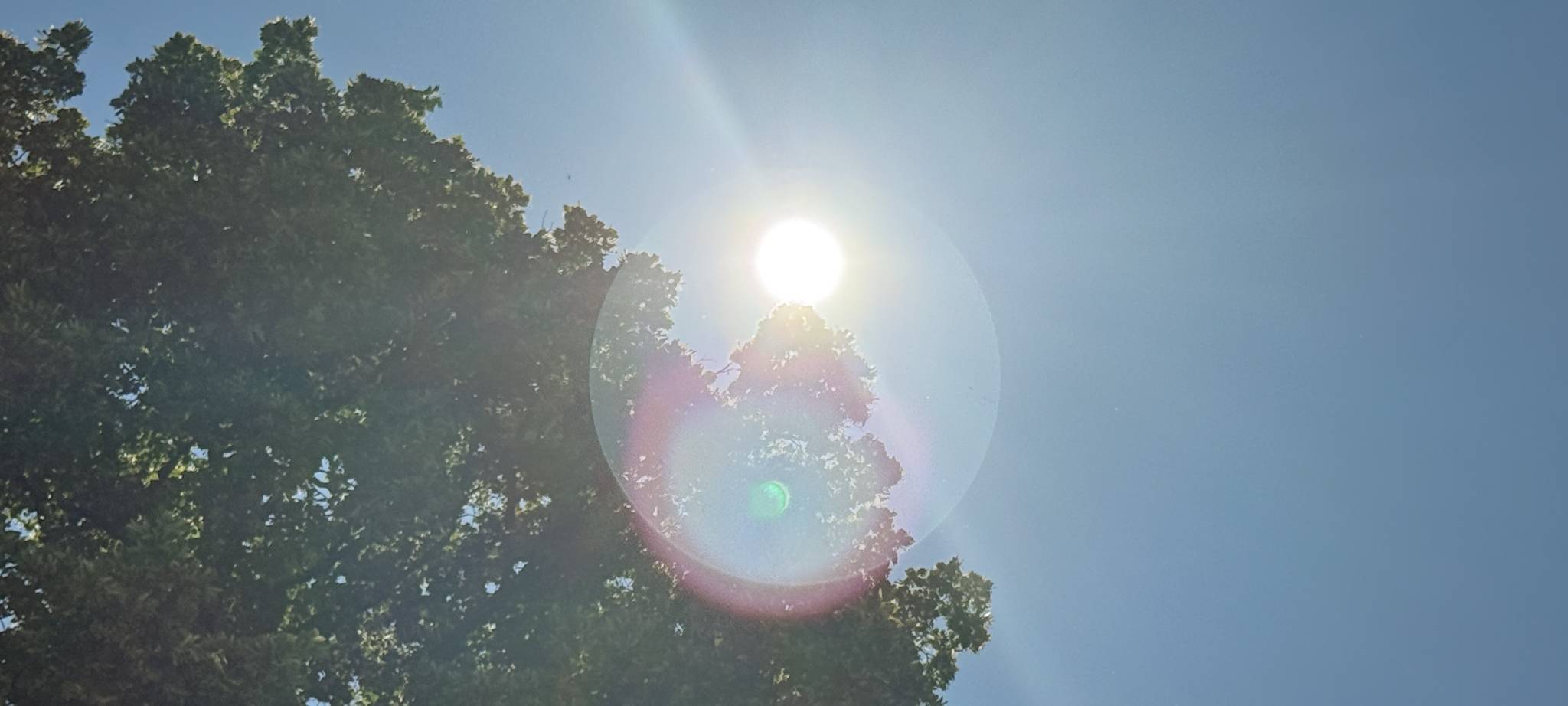 Sonnenschein am Himmel