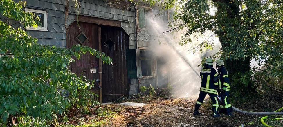 Unna-Hemmerde: Bauernhof in Flammen