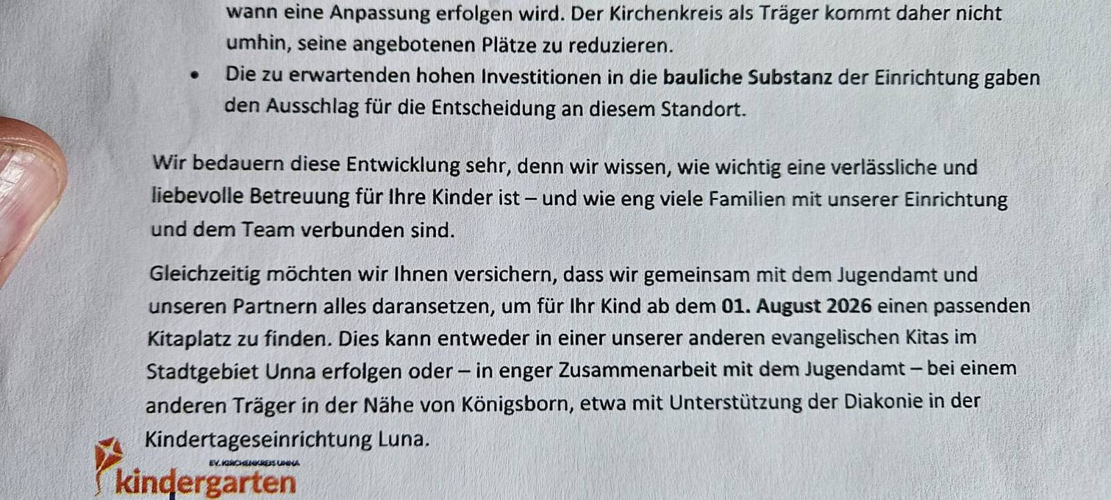 Unna: Kitas als Wahlkampfthema