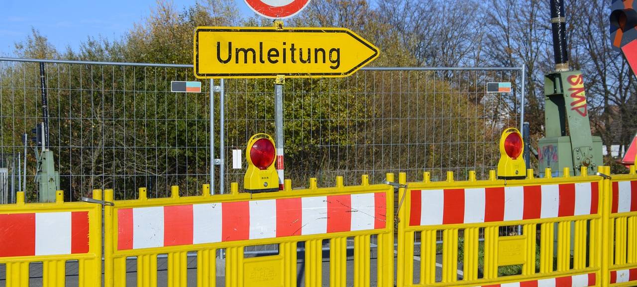 Vollsperrung der B1 zwischen Dortmund-Ost und Dortmund/Unna