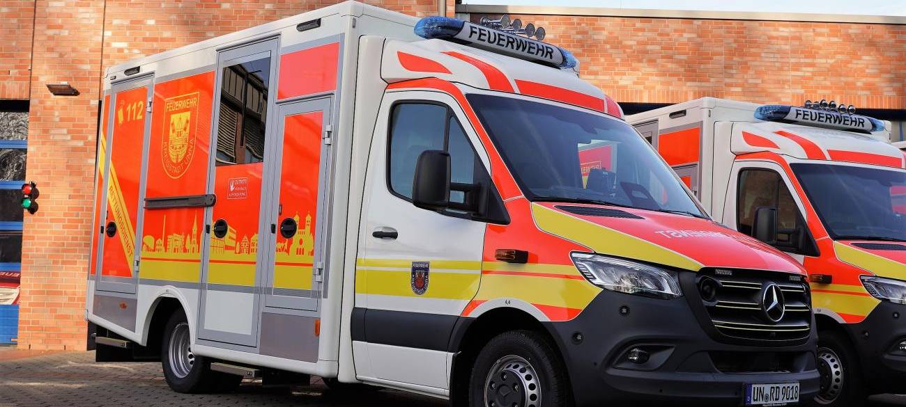 Unna: Neue Fahrzeuge für die Feuerwehr