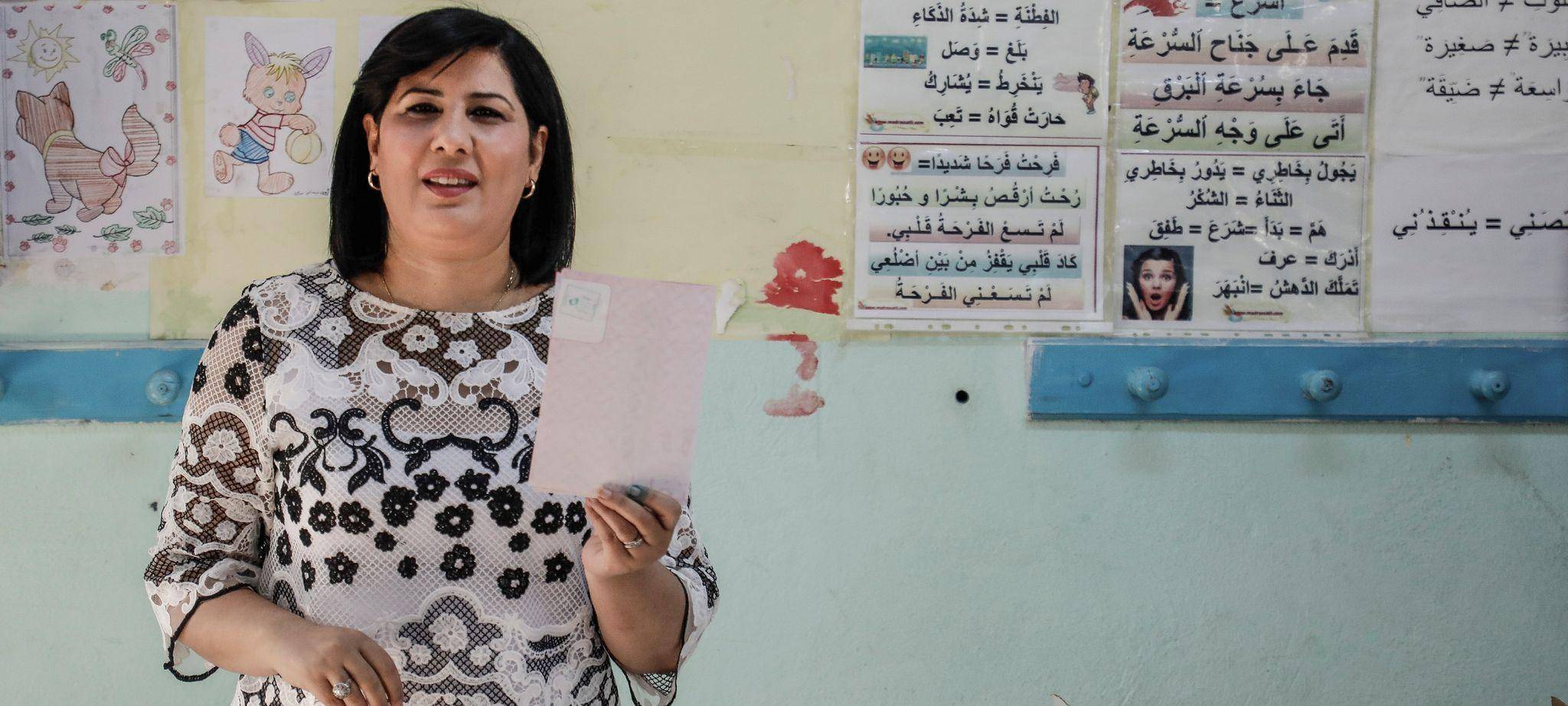 Oppositionspolitikerin Abir Moussi