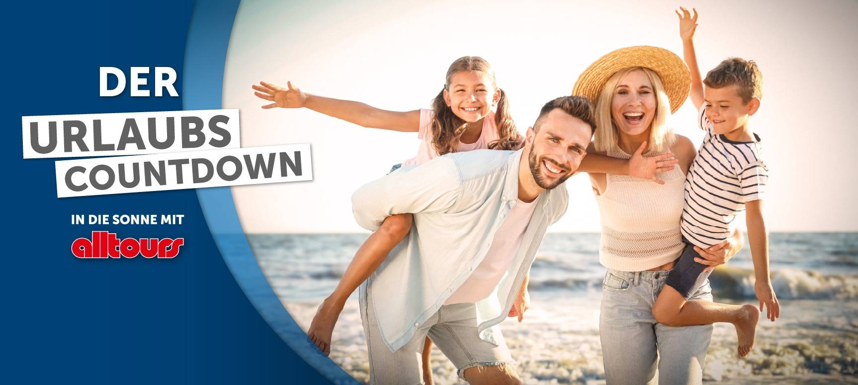Der Urlaubscountdown - in die Sonne mit alltours