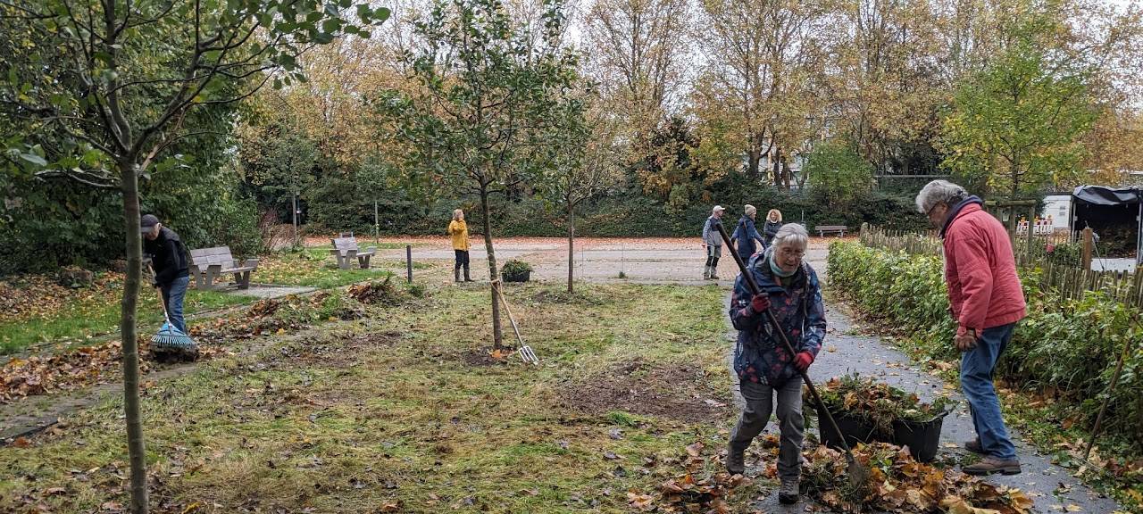 Aufräum- und Pflegearbeite der NABU