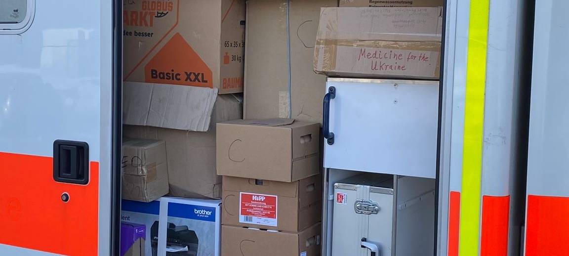 Rettungswagen Schwerte Ukraine Spende