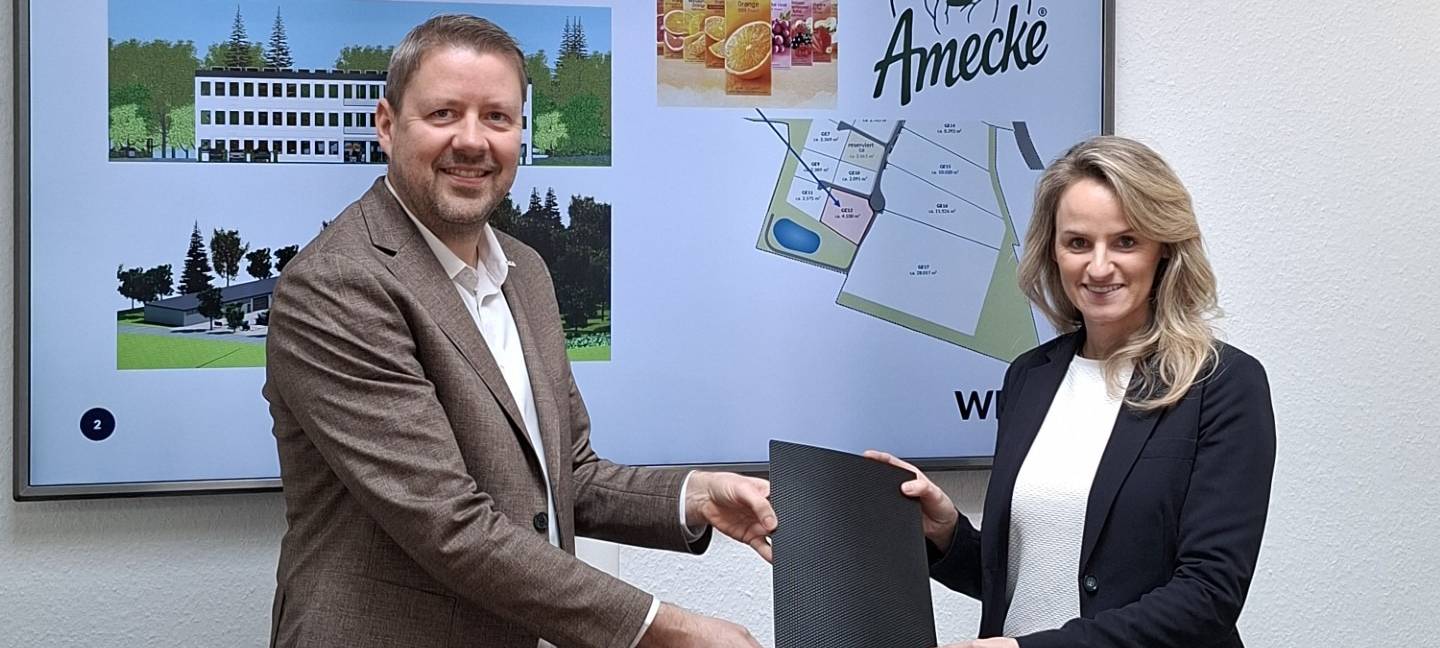 Amecke startet im Innovationspark Fröndenberg