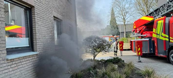 Kellerbrand in Werne-Horst.