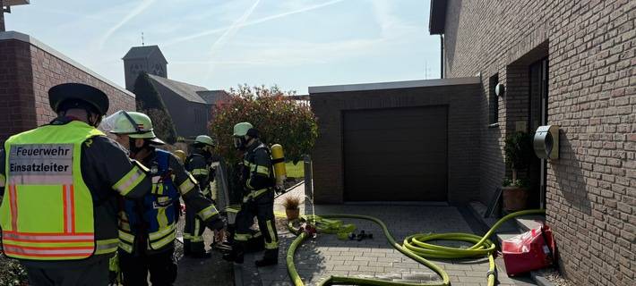 Kellerbrand in Werne-Horst.