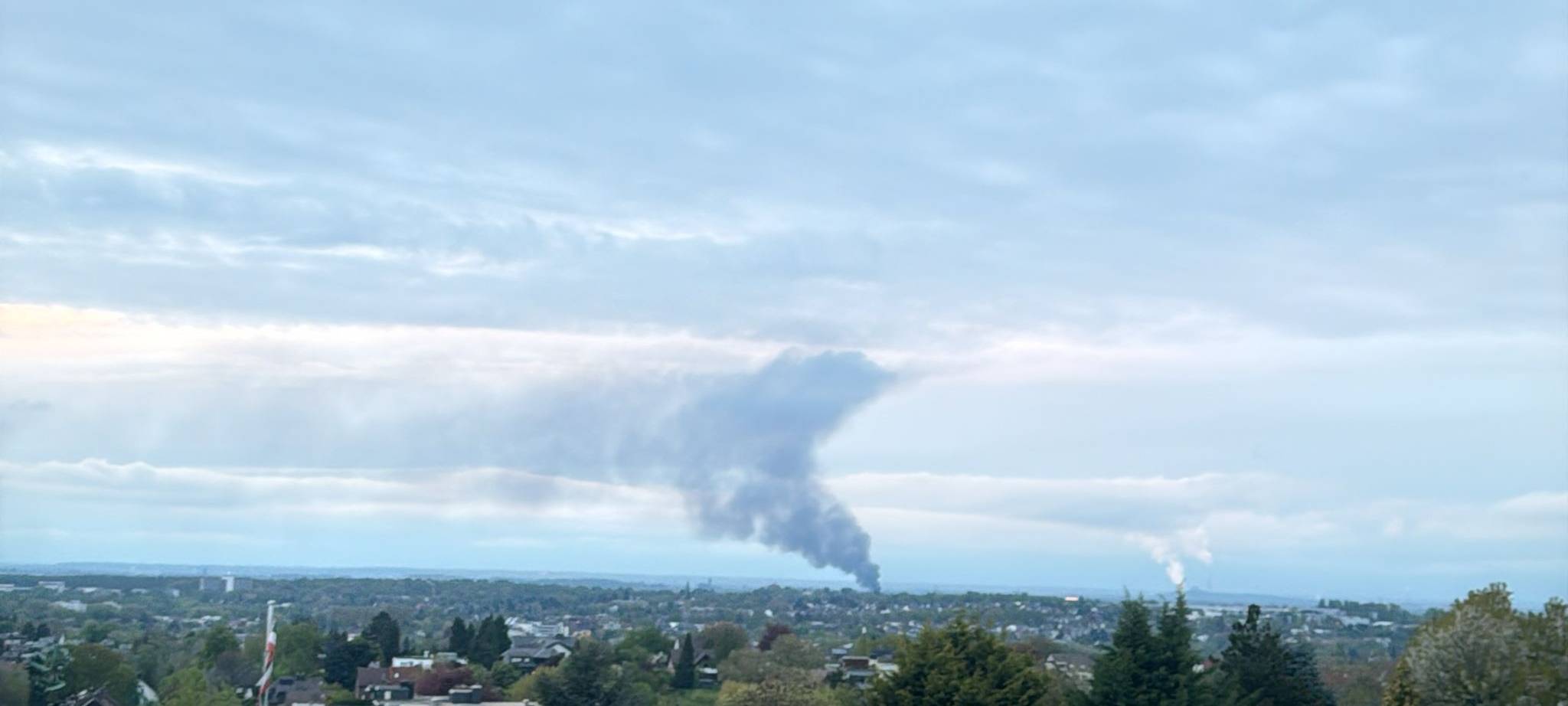 Feuer in einer Schießanlage neben dem Kreis Unna