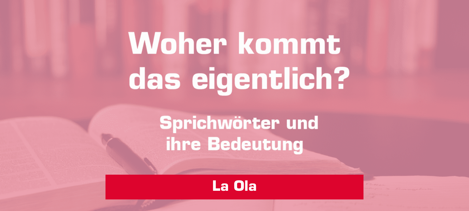 Woher kommt – "Die La Ola-Welle"?