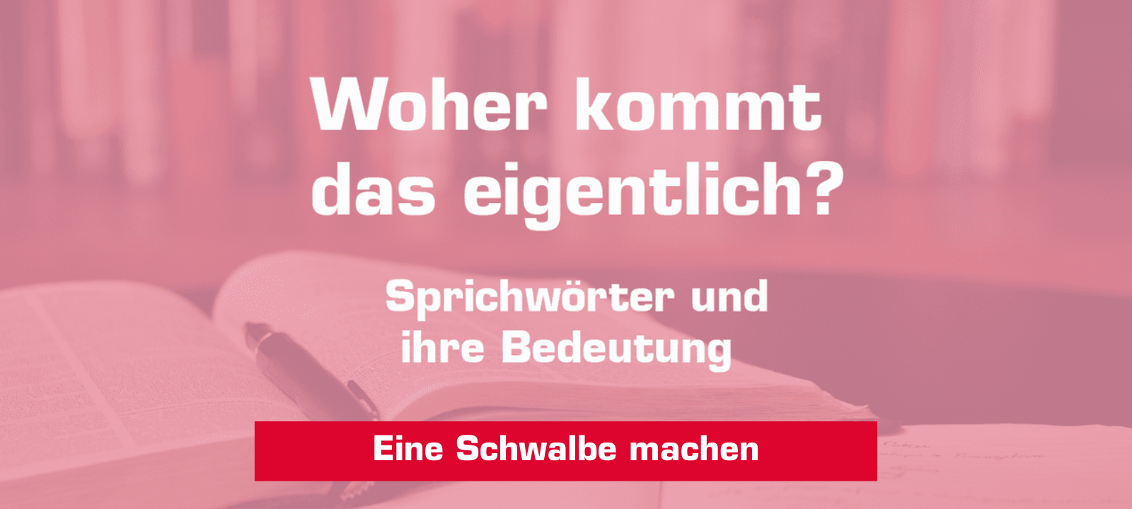 Woher kommt – "Eine Schwalbe machen"?