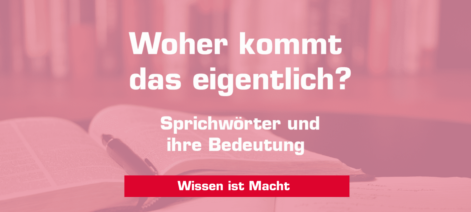 Woher kommt – "Wissen ist Macht"?