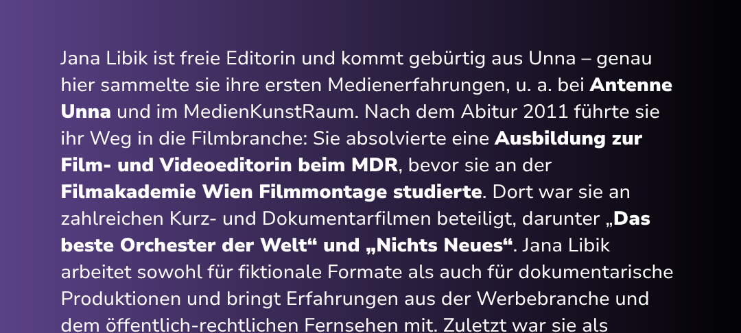 Der Christian-Tasche-Filmpreis 2025