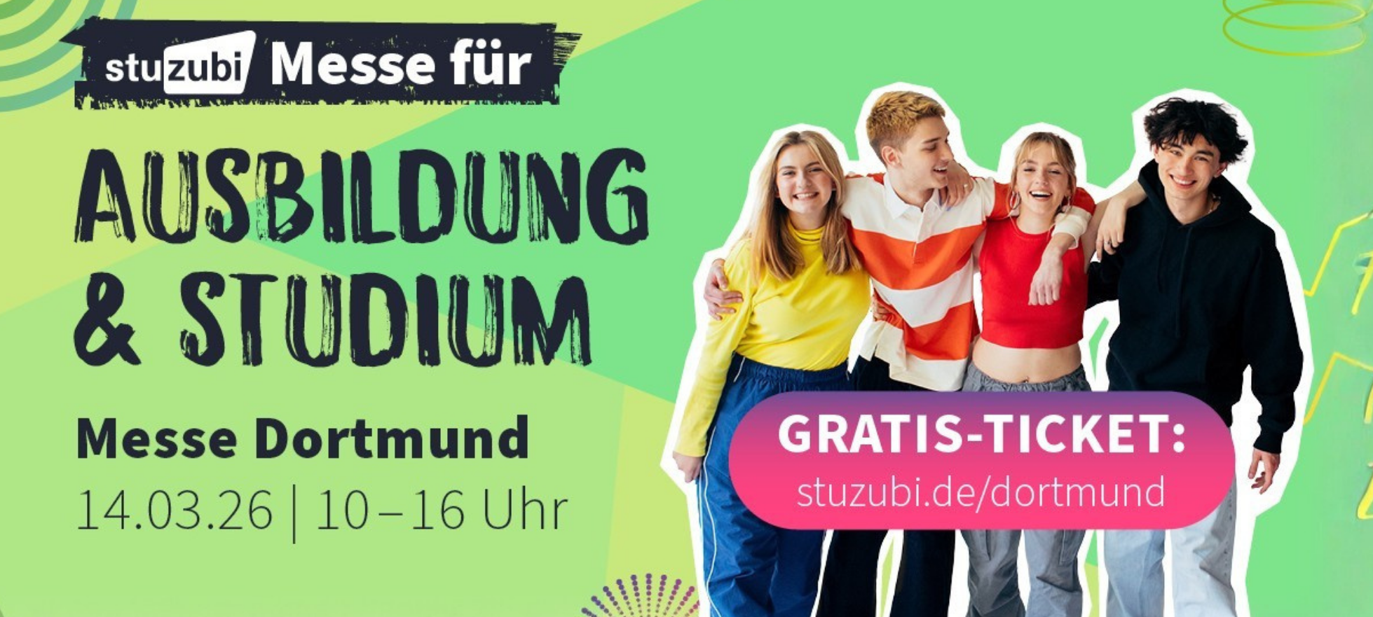 Karrieremesse in Dortmund: Mit Stuzubi in die Zukunft starten